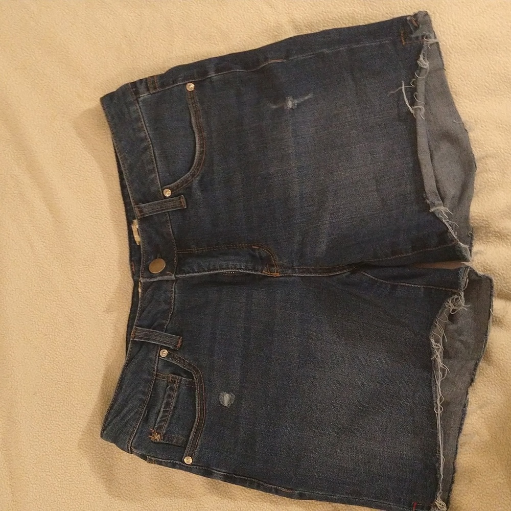 Seven7 Women's Blue Jean Shorts